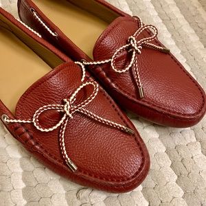 Bally leather driving loafers